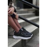 Papuçcity Slzr 03289 Unisex Günlük Spor Ayakkabı - Siyah - Beyaz