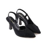 Papuçcity Sprs 02720 8 cm Topuklu Kadın Stiletto Ayakkabı - Siyah