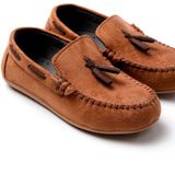Papuccum Ortopedi Çocuk Yumuşak Kaydırmaz Anatomik Taban Loafer - Kahverengi