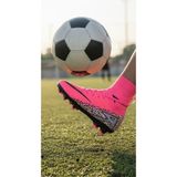 papucumun dünyası Twingo Air Laliga Çoraplı Krampon Halı Saha Dişli Yeni Ayakkabı Modelleri - Pembe