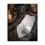 Papyon Designs ZypheraDesign Dekoratif Kalp Şekli Pleksi Ayna (kendinden Yapışkanlı) 10 X 10 Cm 2 Adet