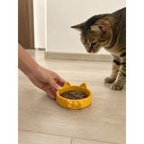 Papyon Model Beton Kedi Köpek Mama Ve Su Kabı 16 Cm Çap - Bronz