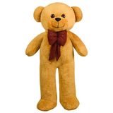 Papyonlu Dev Pelüş Yumuşak ve Sevimli Büyük Boy Oyuncak Ayı,Sarılmalık Ayı,Papyonlu Ayıcık,Sevgiliye Hediye Ayıcık,Dev,Büyük Boy (100cmKahve)