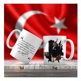 Papyonlu- Şık Kıyafetli Mustafa Kemal Atatürk - Atatürk'ün Sözleri -Kupa Bardak