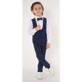 Papyonlu Yelekli Takım Elbise 3103 - Lacivert - 1 Yaş