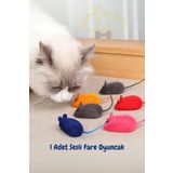 PapyonPet Sesli Kedi Oyuncağı - Öten Fare Eğitim Amaçlı Kedi Oyuncak 1 Adet