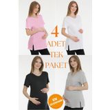 par lingerie pl 4'lü Hamile T-Shirt