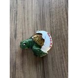 Para Temalı Dekoratif Cam Buzdolabı Magneti, El Yapımı, Yeşil ve Mavi Renkli, Vintage Tarzı