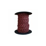 Paracord 2 Mm Paraşüt Ipi 10 Metre siyah kırmızı Tek Ebat