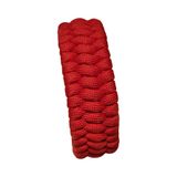 Paracord Mağazası Paracord Bileklik, Trilobite Model, Kırmızı, Unisex, Dayanıklı El Örgüsü