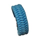 Paracord Mağazası Paracord Bileklik, Trilobite Model, Mavi, Unisex, Dayanıklı El Örgüsü