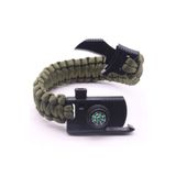 Paracord Survival Bileklik Bıçak Pusula Ateş Başlatıcı Magnezyum Ve Ikaz Düdüğü-2