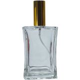 Paradise 1 Adet 100 ml Boş Parfüm Şişesi Altın Renk Sprey Kapaklı