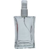 Paradise 1 Adet 100 ml Boş Parfüm Şişesi Beyaz Renk Sprey Valfli