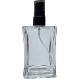 Paradise 1 Adet 100 ml Boş Parfüm Şişesi Siyah Renk Sprey Valfli