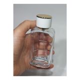 Paradise 1 Adet 100 Ml Cam Kolay Kapama Sprey Kolonya Boş Parfüm Şişe Beyaz Gold Model Kapaklı 86974317023232
