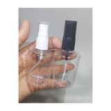 Paradise 1 Adet Boş siyah Sprey Kapaklı Kolonya,dezenfekten,parfüm Şişesi 70 Ml