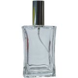 Paradise 10 Adet 100 ml Boş Parfüm Şişesi Gümüş Renk Sprey Kapaklı