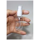 Paradise 10 Adet Boş Şişe Spreyli Kolonya Şişesi Doldurulabilir Cep Plastik Parfüm Şişesi 50 Ml Beyaz 8697431712035