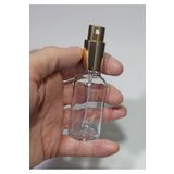 Paradise 10 adet Cam Yeniden Doldurulabilir Sprey Kolonya Parfüm Şişesi 30 ml-Boş Şişe gold renk metal kapak