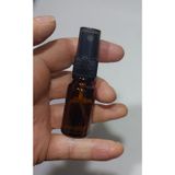 Paradise 10 Adet Siyah Sprey Başlıklı Amber Cam Şişe 10ml kolonya parfüm şişesi