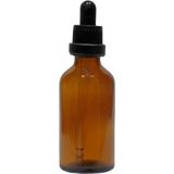 Paradise 2 Adet Amber Cam Şişe 50 ml Cam Damlalıklı