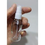 Paradise 3 Adet 10 ml Cam Yeniden Doldurulabilir Sprey Kolonya Boş Parfüm Şişesi Beyaz Renk Kapaklı