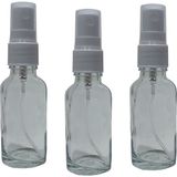 Paradise 3 Adet 30 ml Boş Bayan Cam Parfüm Şişesi Doldurulabilir Spreyli