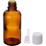 Paradise 3 Adet 50 ml Içden Damlalık Amber Renk Cam Şişe