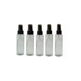 Paradise - 5 Adet Boş Sprey Kapaklı Kolonya,dezenfekten,parfüm Siyah Şişe 35 Ml TYBPKRFROVYV9O7492