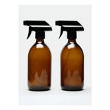 Paradise 500ml Amber Kahverengi Cam Sprey Şişe Sıvı Spreyi Glass Spray 2 Adet