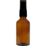 Paradise Amber 50 ml Kapaklı Siyah Sprey Fısfıs Kolonya Dezenfektan Cam Şişe 3 Adet
