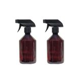 Paradise Amber Cam Görünümlü Plastik Spreyli Boş Şişe 500 Ml, 154dkı