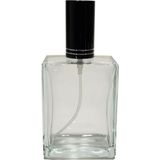 Paradise Boş Cam Şişe 100 ml 5 Adet Erkek Parfüm Şişesi & Valf Takım