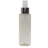 Paradise Boş Pet Şişe Ambalaj 100 ml & Valf Sprey 3 Adet Gümüş