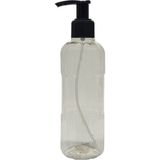 Paradise Cam Görünümlü Plastik Şeffaf Şişe, Sıvı Sabunluk ve Dezenfektan Pompalı 200 ml 3 Adet