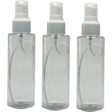 Paradise Doldurulabilir Sprey Şişesi 100 ml 3 Adet Kolonya ve Dezenfektan İçin Şeffaf Malzeme