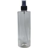 Paradise Sert Plastik 500 ml Boş Sprey Kolonya Dezenfektan Şişesi + Sprey Valf 10 Adet
