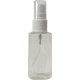 Paradise Sert Plastik 50Ml Boş Sprey Kolonya Dezenfektan Şişesi + Valf 50 Adet