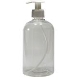 Paradise Sıvı Sabun Şişesi Pet + Valf Set Şeffaf 500 ml 5'li