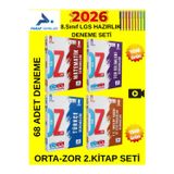 Paraf 2026 Lgs Mat-Türkçe-Fen-İnk 2.Kitap 4 Kitap Deneme Seti + Kalem + Orta-Zor Seviye Özel Seri