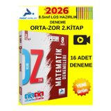 Paraf 2026 Lgs Matematik 2.Kitap 16 Deneme Sınavı + Tablet Kalem + Orta-Zor Seviye Lgs Denemeleri