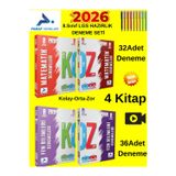 Paraf 2026 Lgs Matematik-Fen 1.-2.Kitap 4 Kitap Deneme Set+Android Kalem +Kolay-Orta-Zor Deneme
