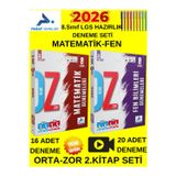 Paraf 2026 Lgs Matematik-Fen 2.Kitap 2 Kitap Deneme Seti + Tablet Kalem + Orta-Zor Seviye Sınavlar