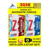 Paraf 2026 Lgs Matematik-Türkçe 2.Kitap 2 Kitap Deneme Seti + Android Kalem + Orta-Zor Seviye