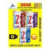 Paraf 2026 Lgs Matematik-Türkçe-Fen 2.Kitap 3 Kitap Deneme Seti + Kalem + Orta-Zor Seviye Sınavı