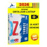 Paraf 2026 Lgs Türkçe 2.Kitap 16 Deneme Sınavı + Tablet Kalem + Orta-Zor Seviye Net Arttıran Set
