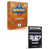 Paraf 2027 6. Sınıf İnteraktif Türkçe Etkinlikli Çalışma Kitabı 2 Modül+ EVP Akademi Paragraf