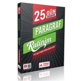 Paraf Akademi 25 GÜN PARAGRAF SORU BANKASI RUTİNİM 25 GÜN 25 DENEME