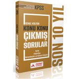 Paraf Akademi KPSS ÖN LİSANS ORTAÖĞRETİM GENEL KÜLTÜR TARİH-COĞRAFYA-VATANDAŞLIK ve GÜNCEL BİLGİLER KONU KONU ÇIKMIŞ SORULAR SON 10 YIL